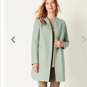 Double-faced snap-front coat